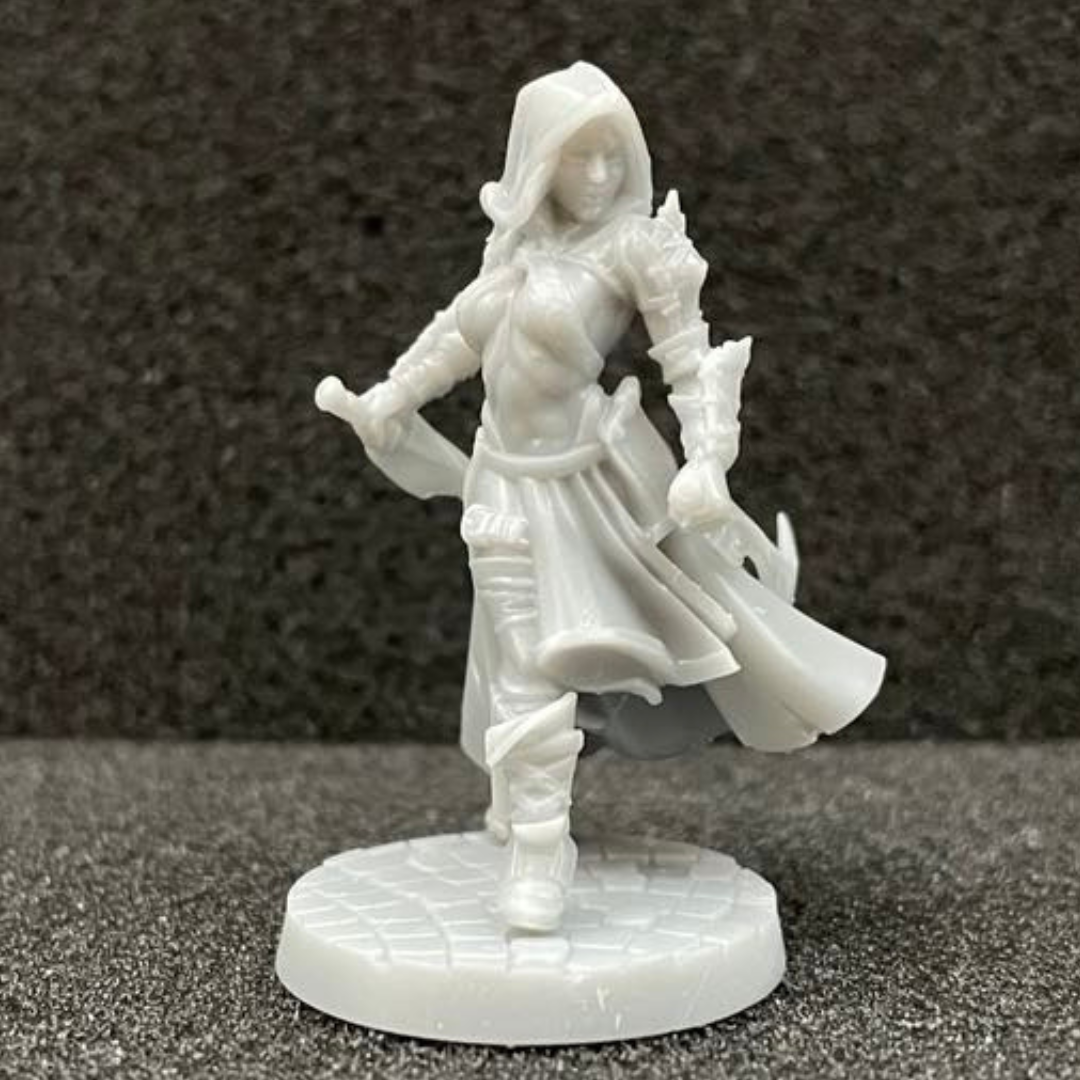 Human Rogue Female D&D Miniature
