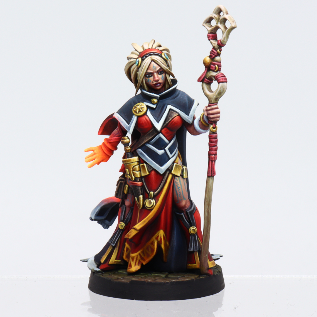 Human Sorcerer Female D&D Miniature