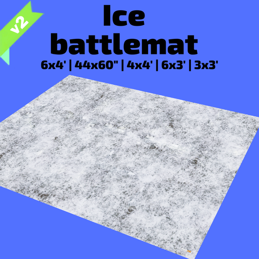 4' x 4' Ice Battlemat