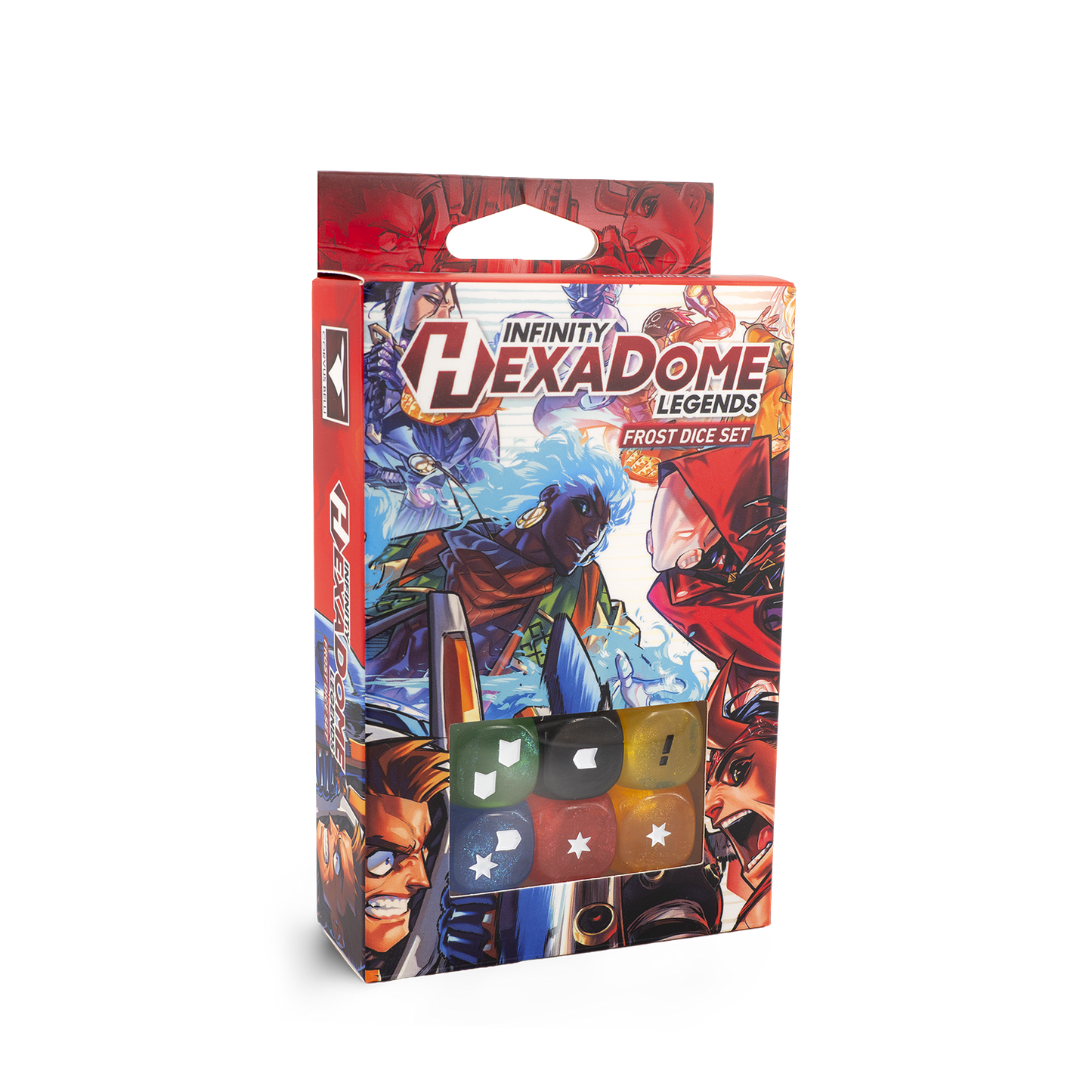 Infinity HexaDome Legends Frost Dice Set (Pre-Order August 2026)