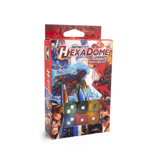 Infinity HexaDome Legends Frost Dice Set (Pre-Order August 2026)