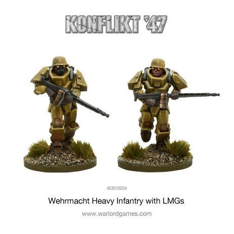German Heavy Infantry with LMGs (Special Order)