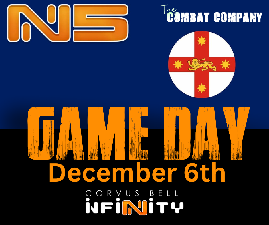 Infinity Monthly Game Day (Saturday 6th December)