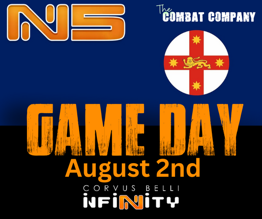 Infinity Monthly Game Day (Saturday 2nd August)