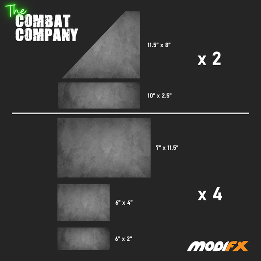 11th Edition Terrain Footprints - Concrete Grey (Back-Order August)