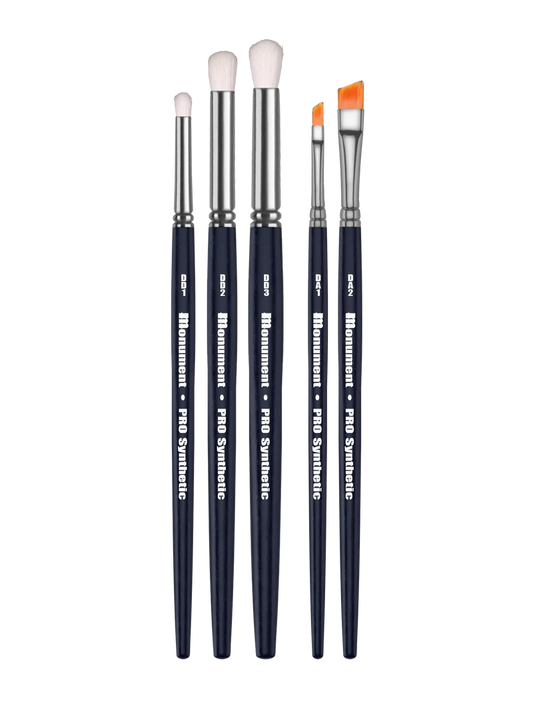 Monument Hobbies - PRO Synthetic Drybrush Set