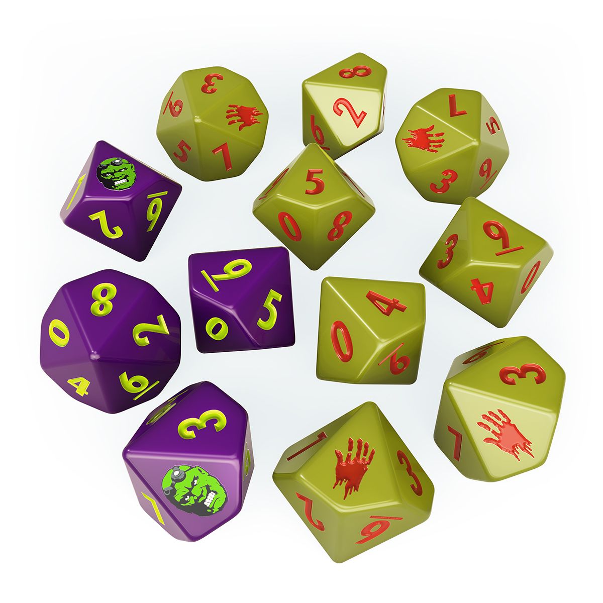 Fallout Factions - Dice Sets: Super Mutants (Pre-Order)