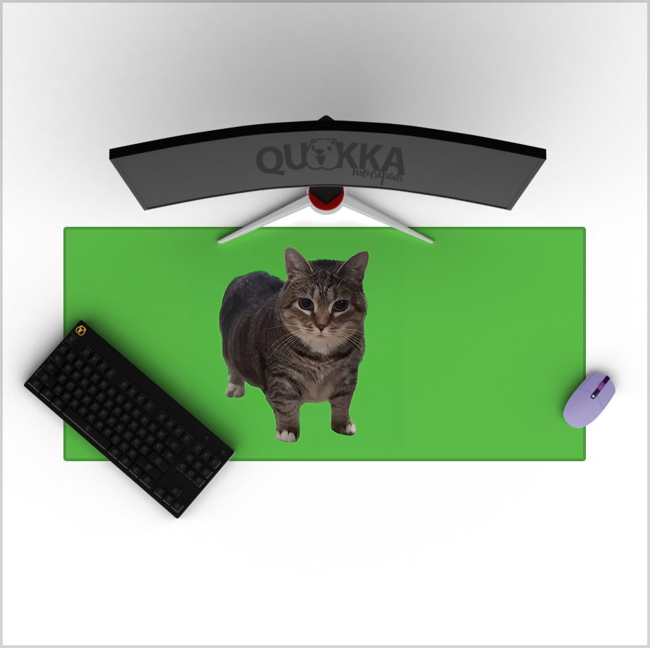 Oiia Oiia cat - meme Deskmat Playmat Mousepad