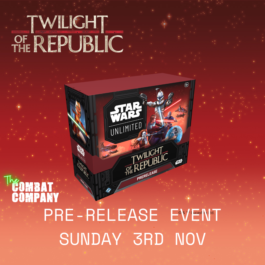 Star Wars Unlimited - Twilight of the Republic Prerelease 3rd of Nov