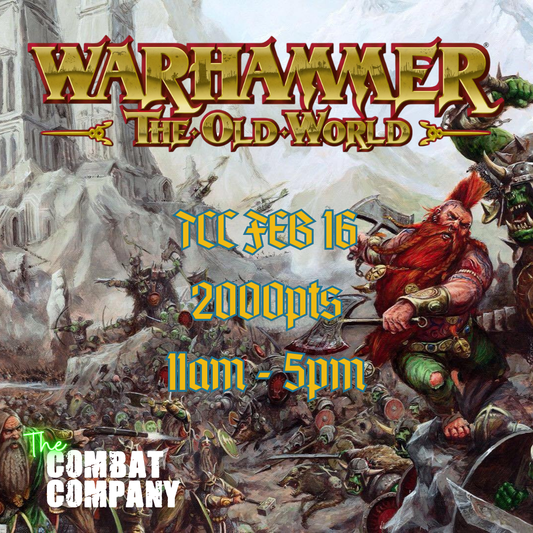 TCC: Warhammer The Old World (Sunday 16th FEB)