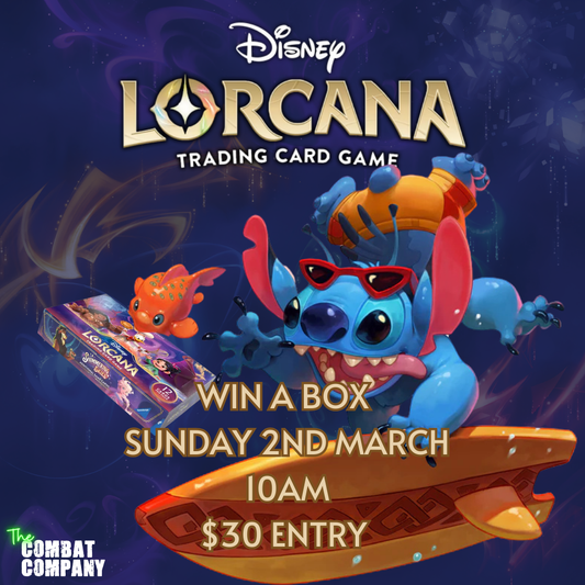 Lorcana tcg Win a box entry 2/3/25