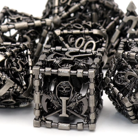 D&D Dice Set Metal Reaper - Nickel