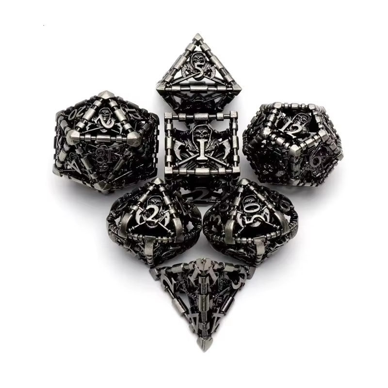 D&D Dice Set Metal Reaper - Nickel