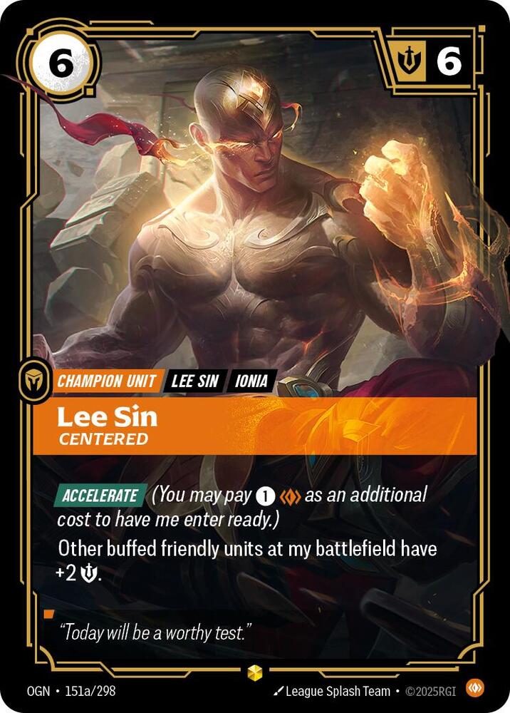 Lee Sin Centered Alternate Art
