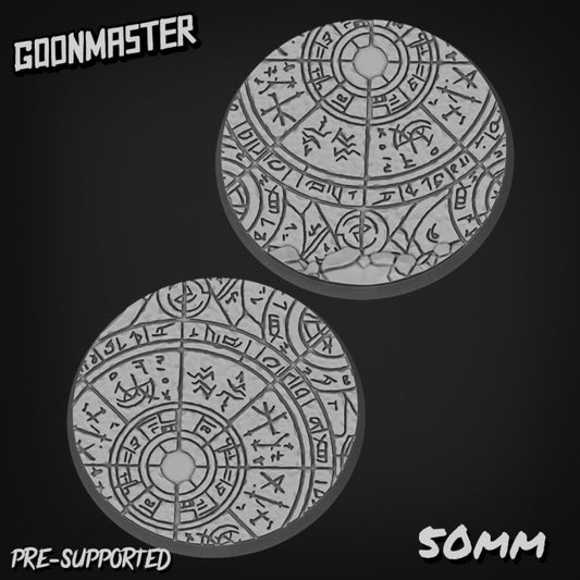 Occult ritual bases 50mm (2)
