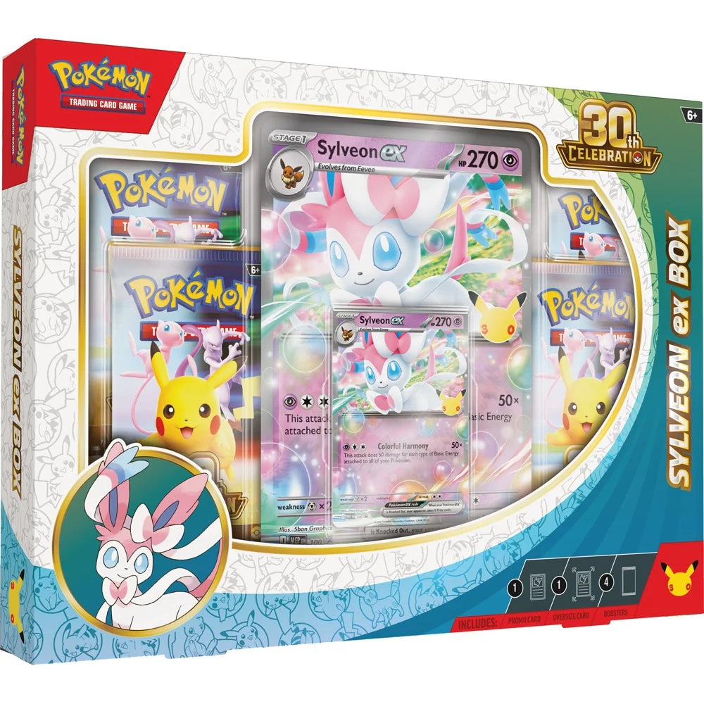 Pokemon TCG - 30th Celebration Sylveon ex Box