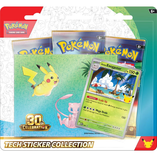 Pokemon TCG - 30th Celebration Tech Sticker Blister