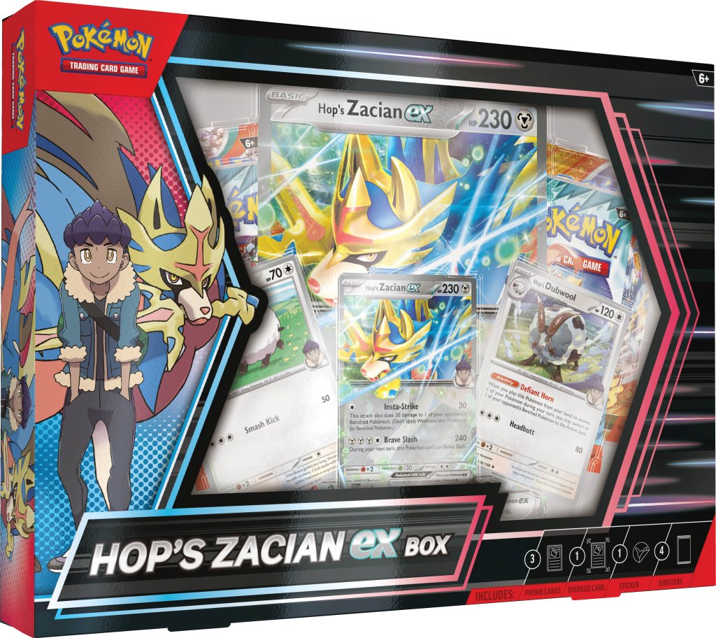 Hop's Zacian EX Box