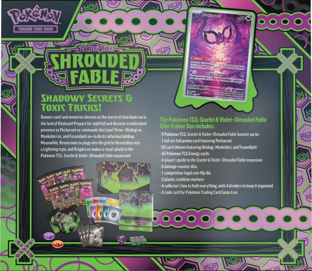 Scarlet & Violet 6.5 - Shrouded Fable Elite Trainer Box (Pre-Order)