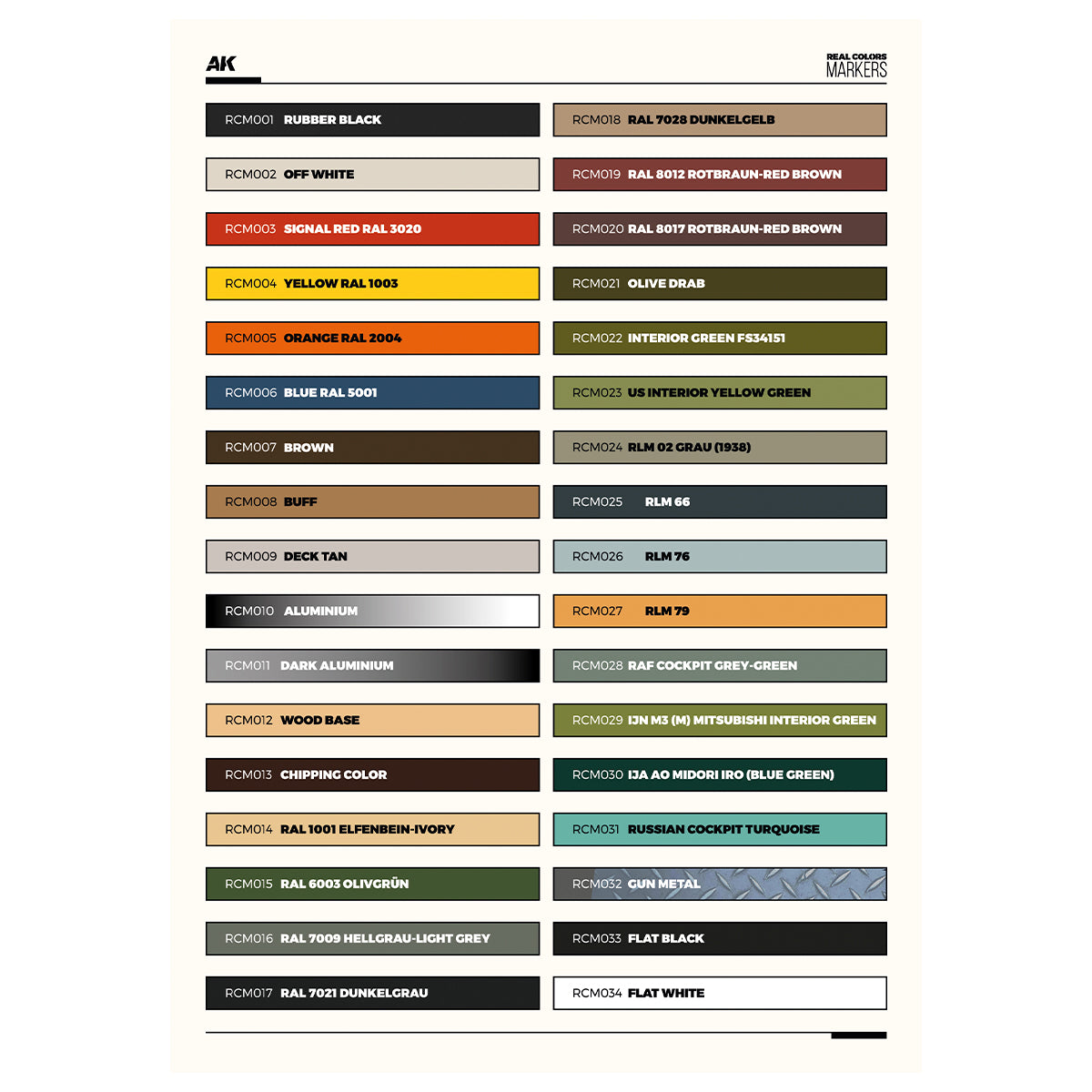 Real Color Markers Boxed Set