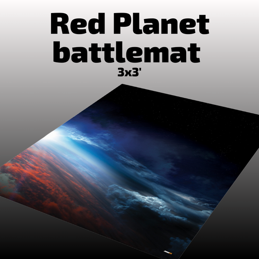 3' x 3' Red Planet Battlemat