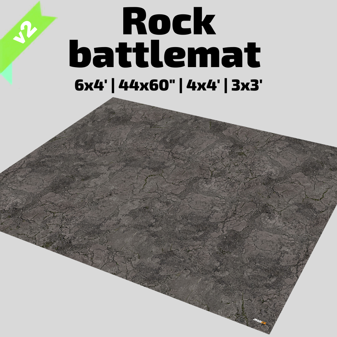 3' x 3' Rock v2 Battlemat