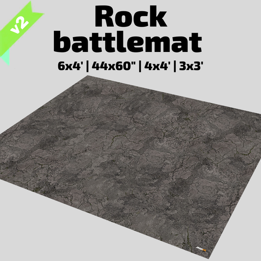 4' x 4' Rock Battlemat v2