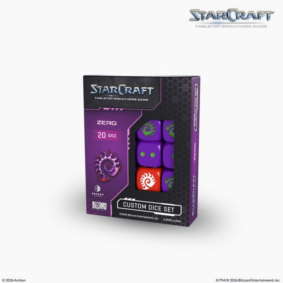 Starcraft: Zerg Custom Dice Set (Pre-Order TBA)