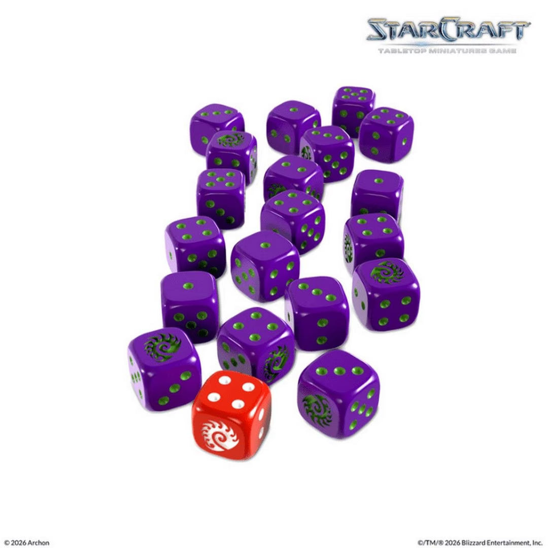 Starcraft: Zerg Custom Dice Set (Pre-Order TBA)