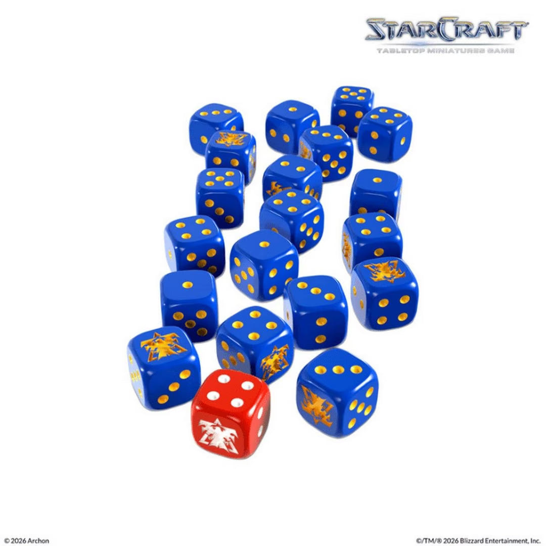 Starcraft: Terran Custom Dice Set (Pre-Order TBA)