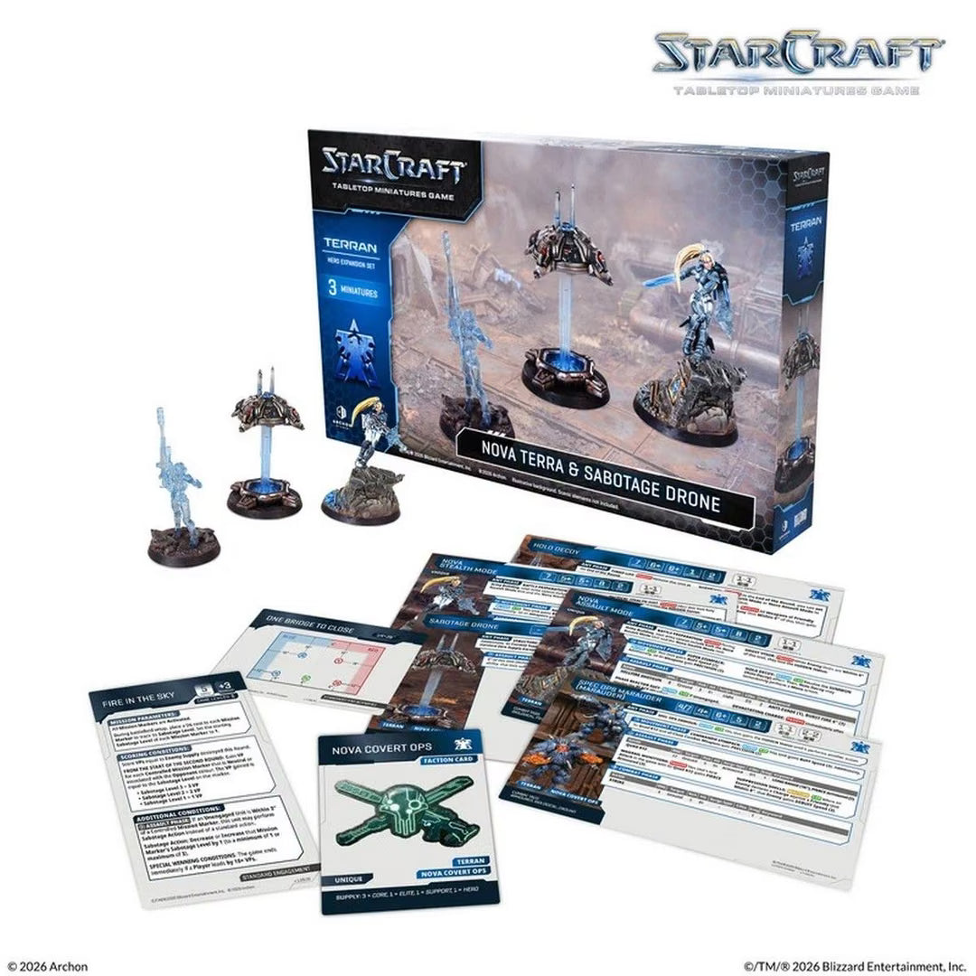 Starcraft: Nova Terra - Terran - Hero Expansion (Pre-Order TBA)