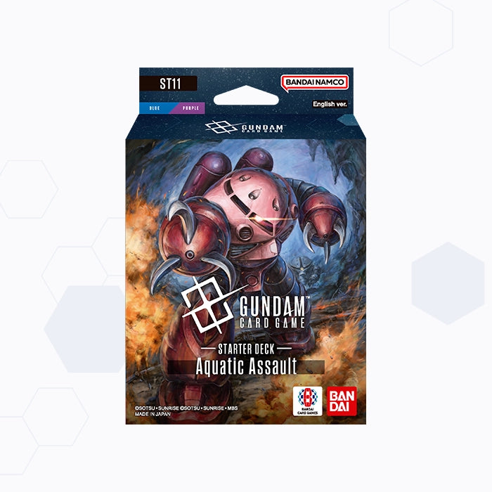 Gundam Card Game: Starter Deck Display – Aquatic Assault [ST11] (Preorder 25/09/2026)