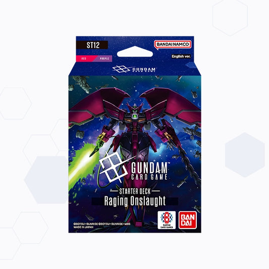 Gundam Card Game: Starter Deck Display – Raging Onslaught [ST12] (Preorder 25/09/2026)