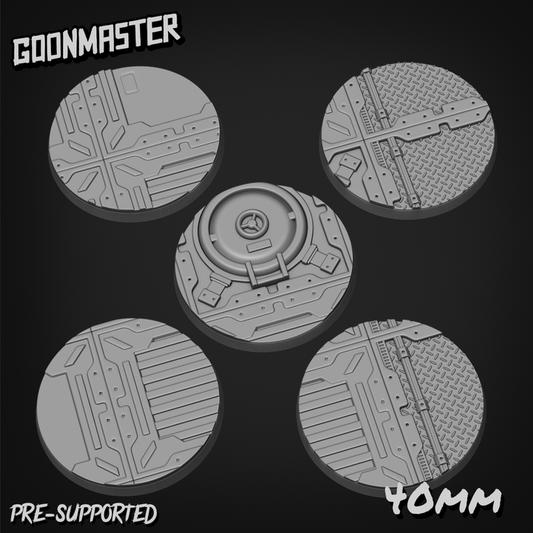 Scifi walkway bases 40mm (3)