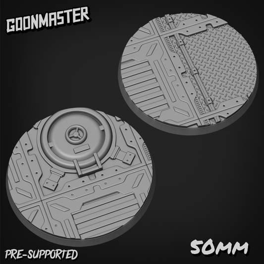 Scifi walkway bases 50mm (2)