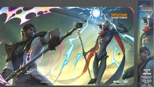 RIFTBOUND - LEAGUE OF LEGENDS - VENDETTA - PLAYMAT - JAYCE VS VIKTOR