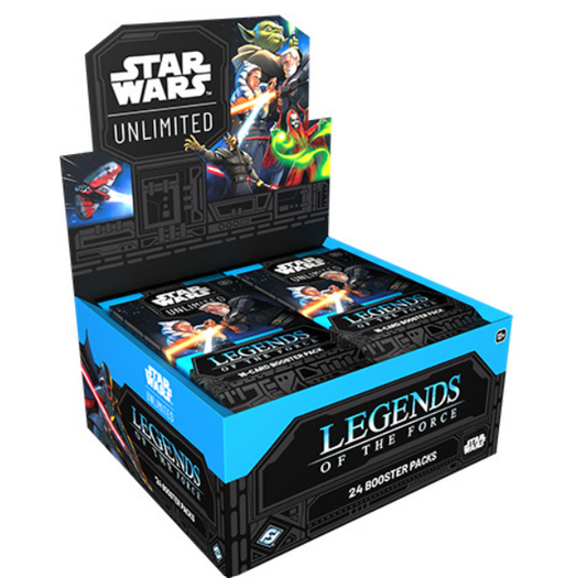 Star Wars Unlimited - Legends of the Force Booster Display