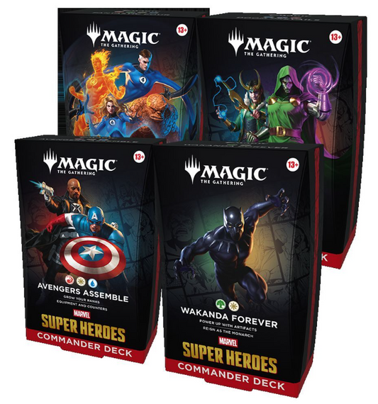 Magic Marvel Super Heroes - Commander Deck Display (Pre order)