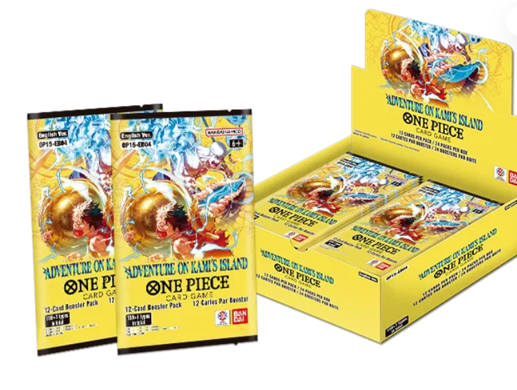 One Piece Card Game: Booster Display – Adventure on Kami's Island OP-15  (Pre order March)