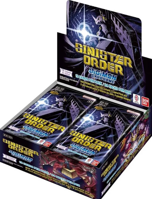 Digimon Card Game: Extra Booster Display – Sinister Order [EX-10]
