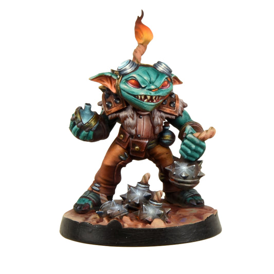 Goblin Alchemist Male  (Goggles Up) D&D Miniature