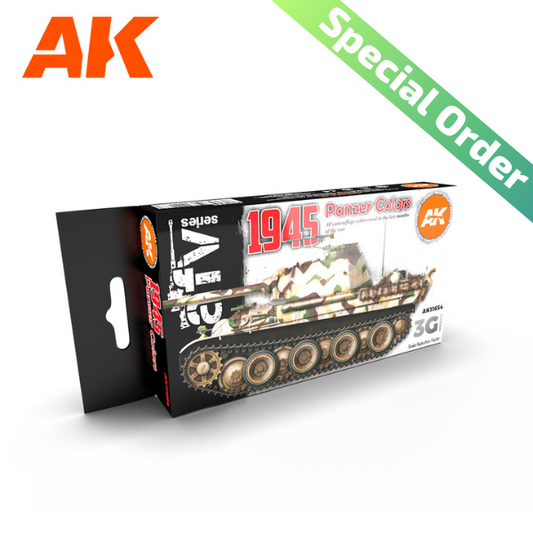 1945 Panzer Colors. AK 3rd Gen
