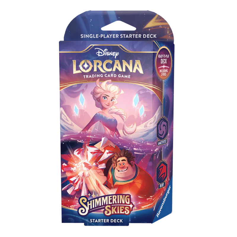 Lorcana TCG: Shimmering Skies Starter Deck Amethyst/Ruby