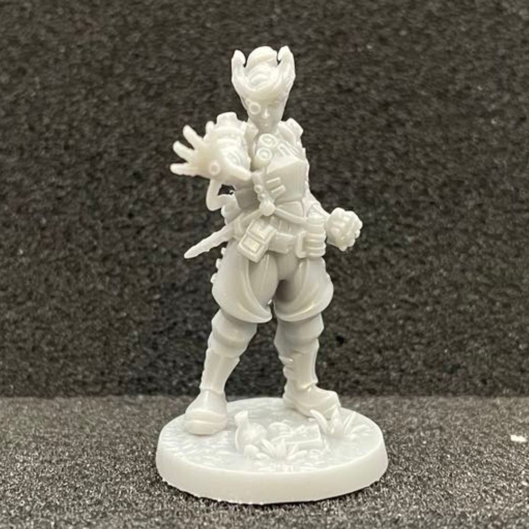 Tiefling Artificer Female D&D Miniature
