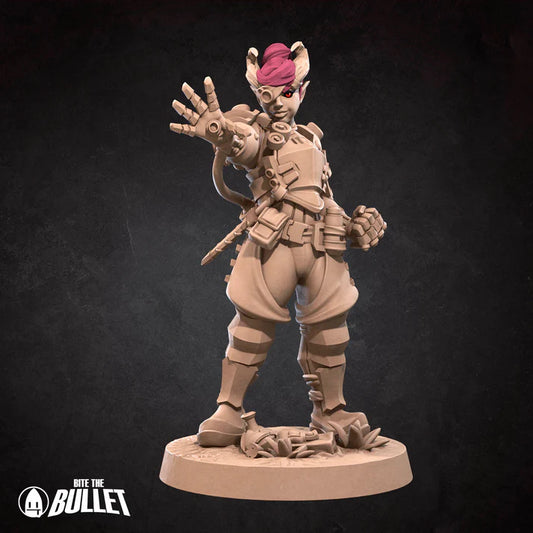Tiefling Artificer Female D&D Miniature