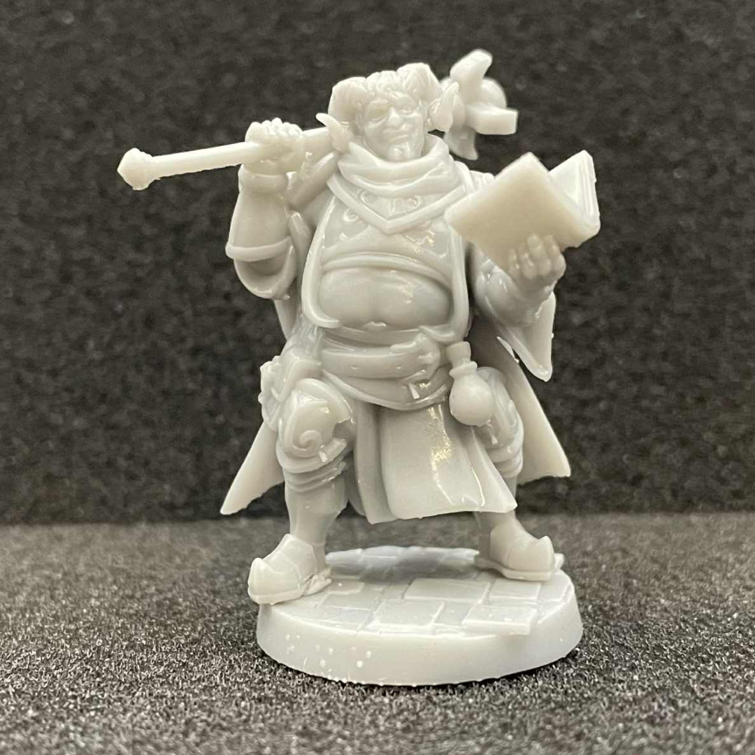 Tiefling Cleric Male D&D Miniature