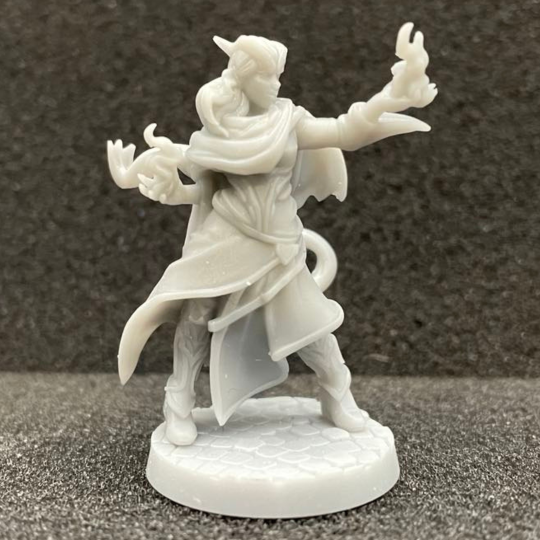 Tiefling Sorcerer Female D&D Miniature