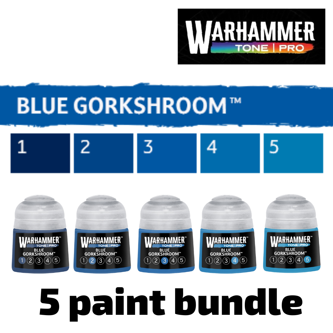 Tone Pro: Blue Gorkshroom paint bundle (Pre-Order 24/10/26)