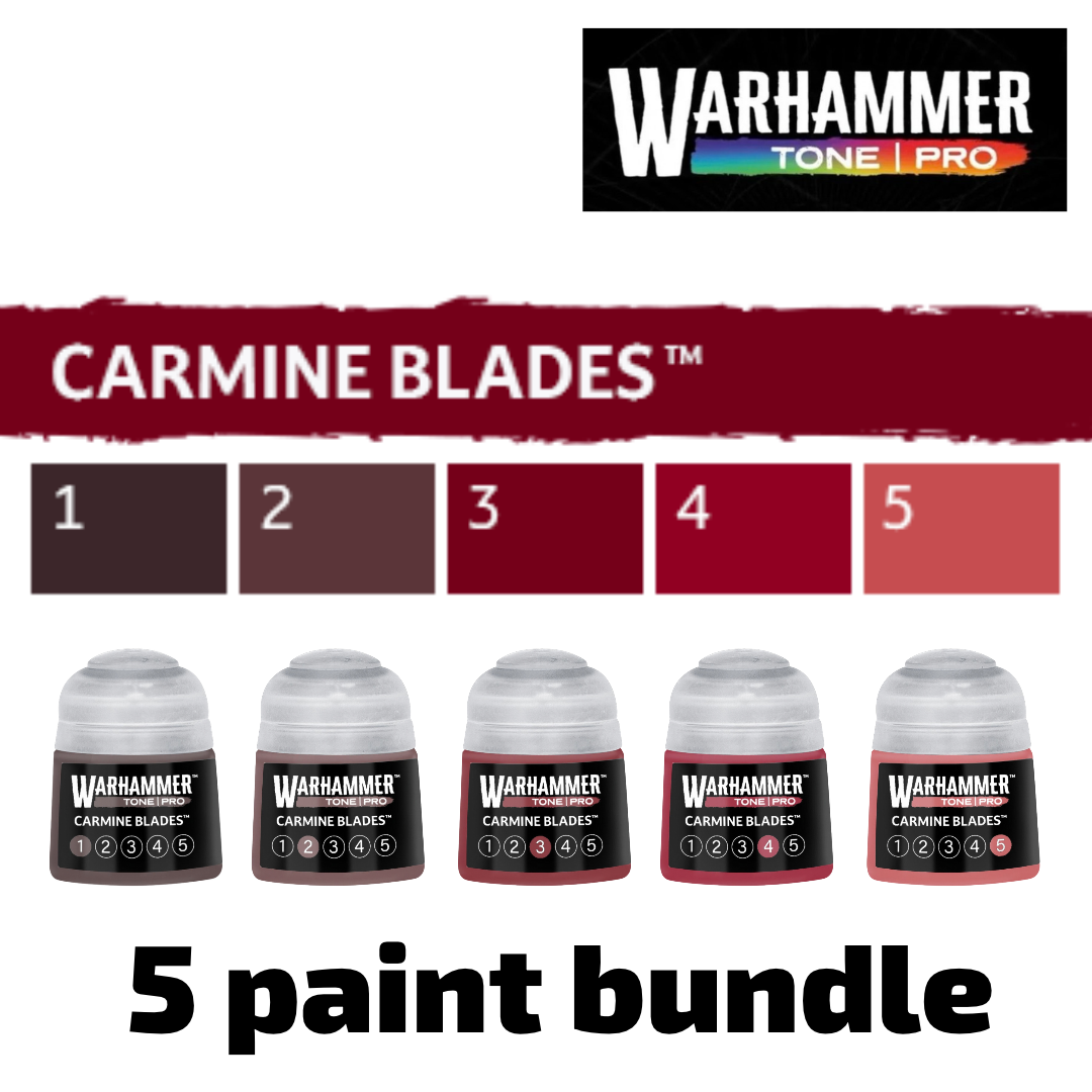 Tone Pro: Carmine Blades paint bundle (Pre-Order 24/10/26)