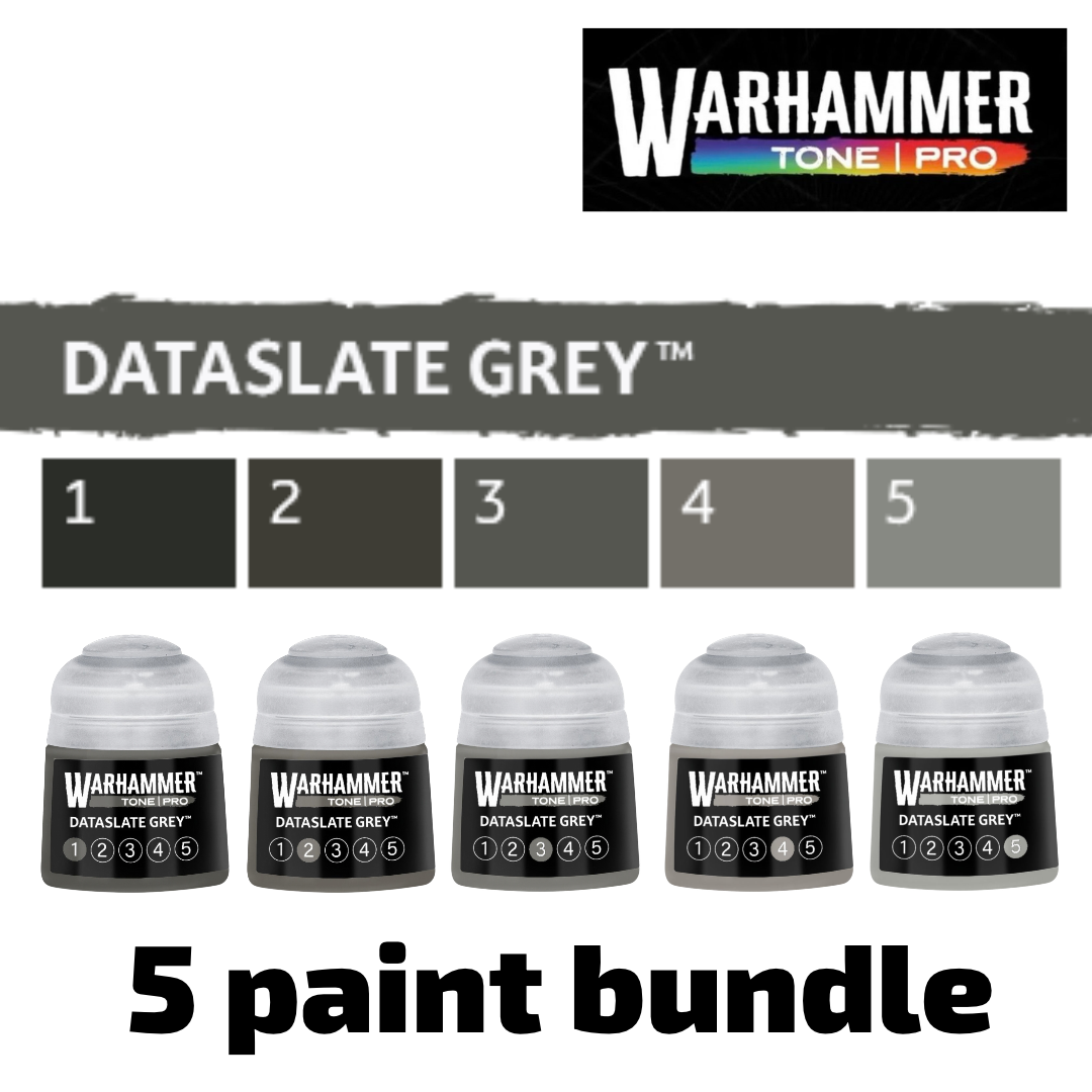 Tone Pro: Dataslate Grey paint bundle (Pre-Order 24/10/26)